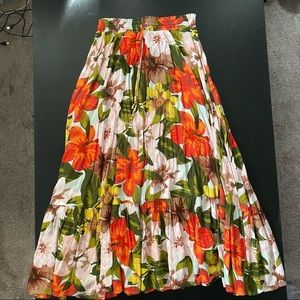 AERIE Floral Maxi Skirt